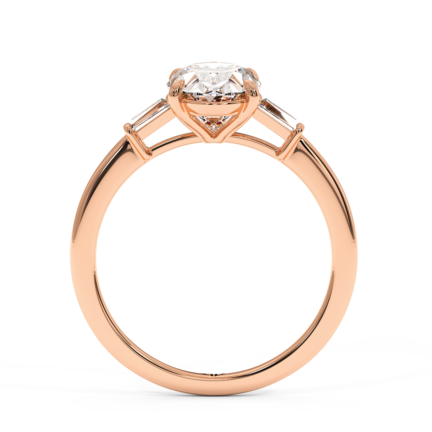 18K Rose Gold Quinn Engagement Ring