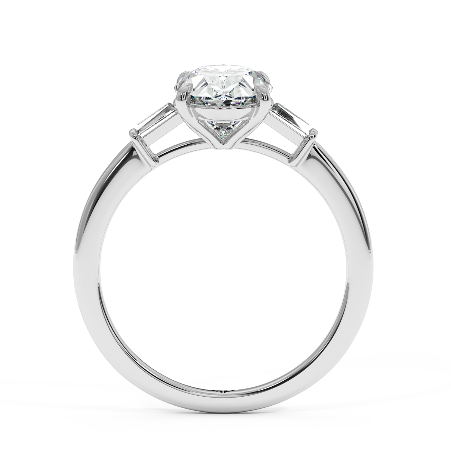 Platinum Quinn Engagement Ring
