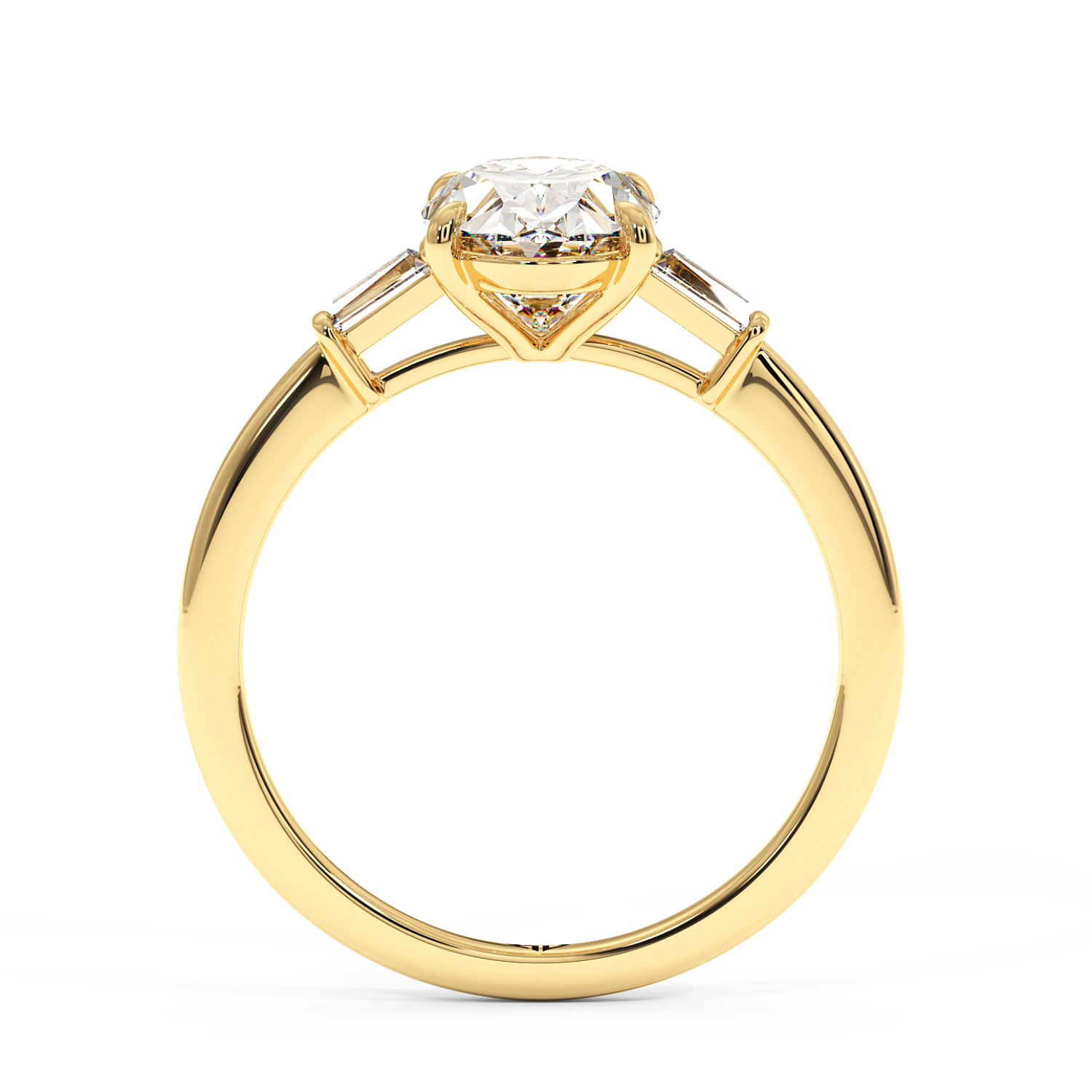 18K Yellow Gold Quinn Engagement Ring