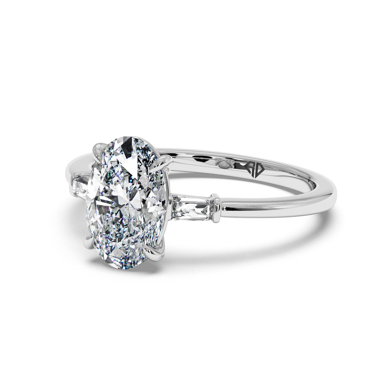 Platinum Quinn Engagement Ring