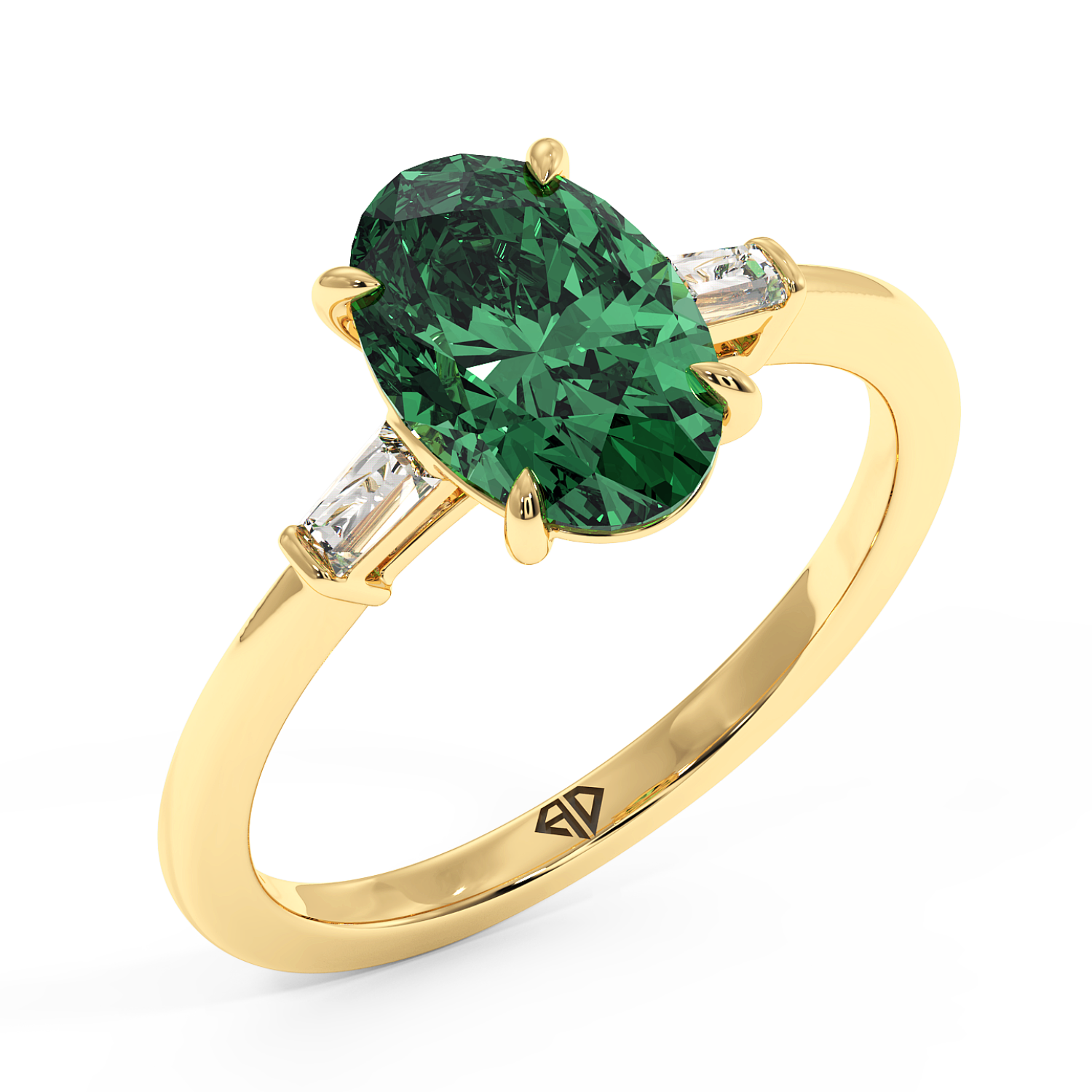 18K Yellow Gold Quinn Engagement Ring