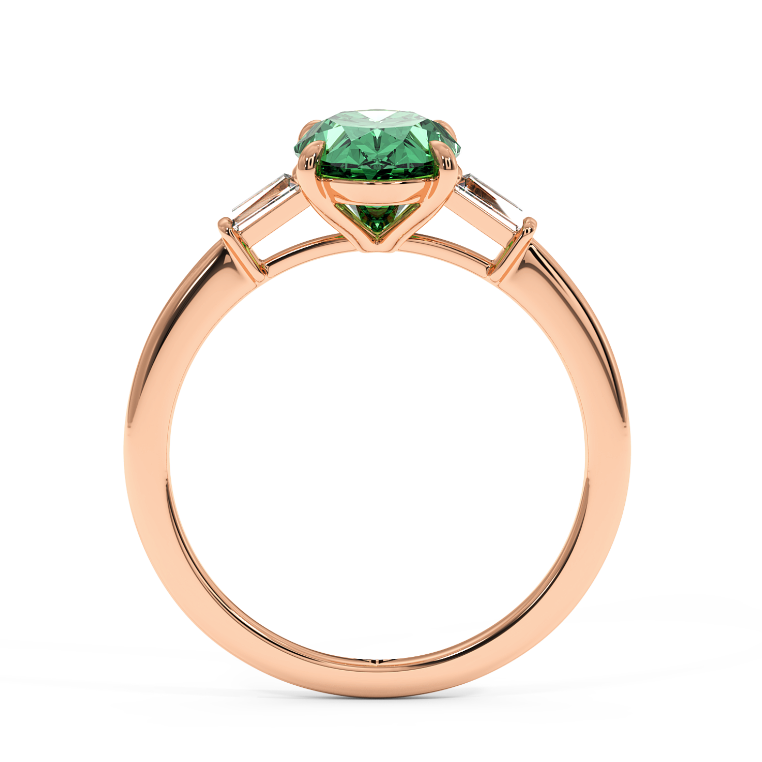 18K Rose Gold Quinn Engagement Ring