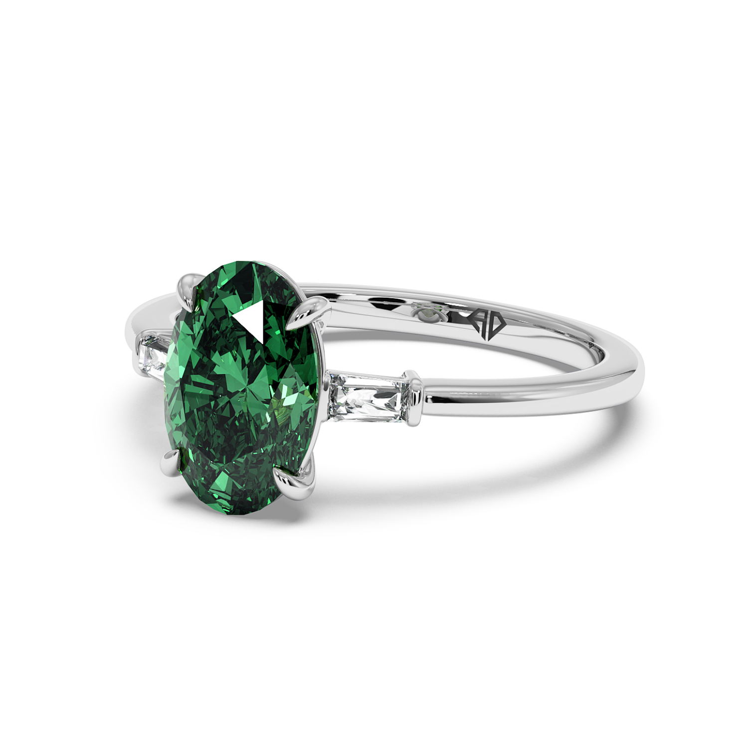 Platinum Quinn Engagement Ring