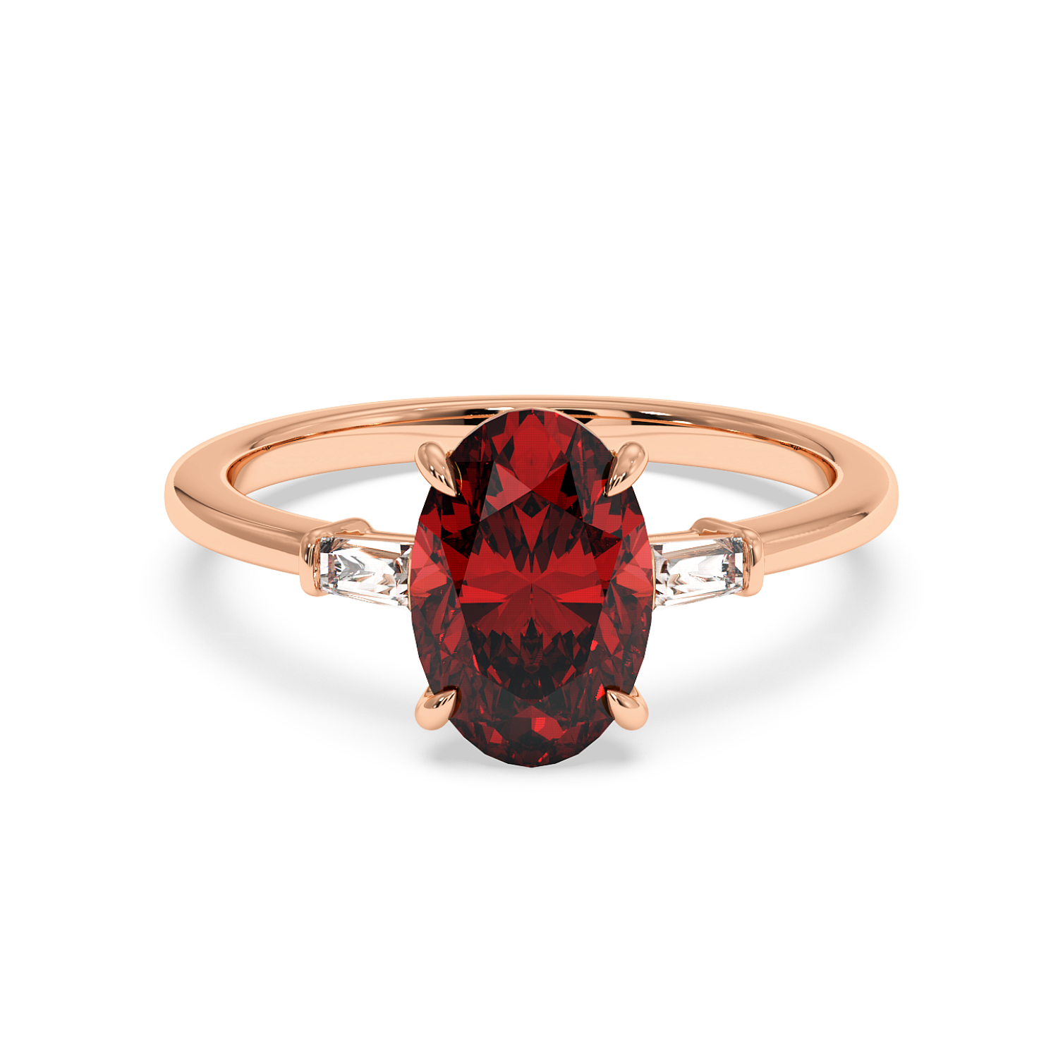 18K Rose Gold Quinn Engagement Ring