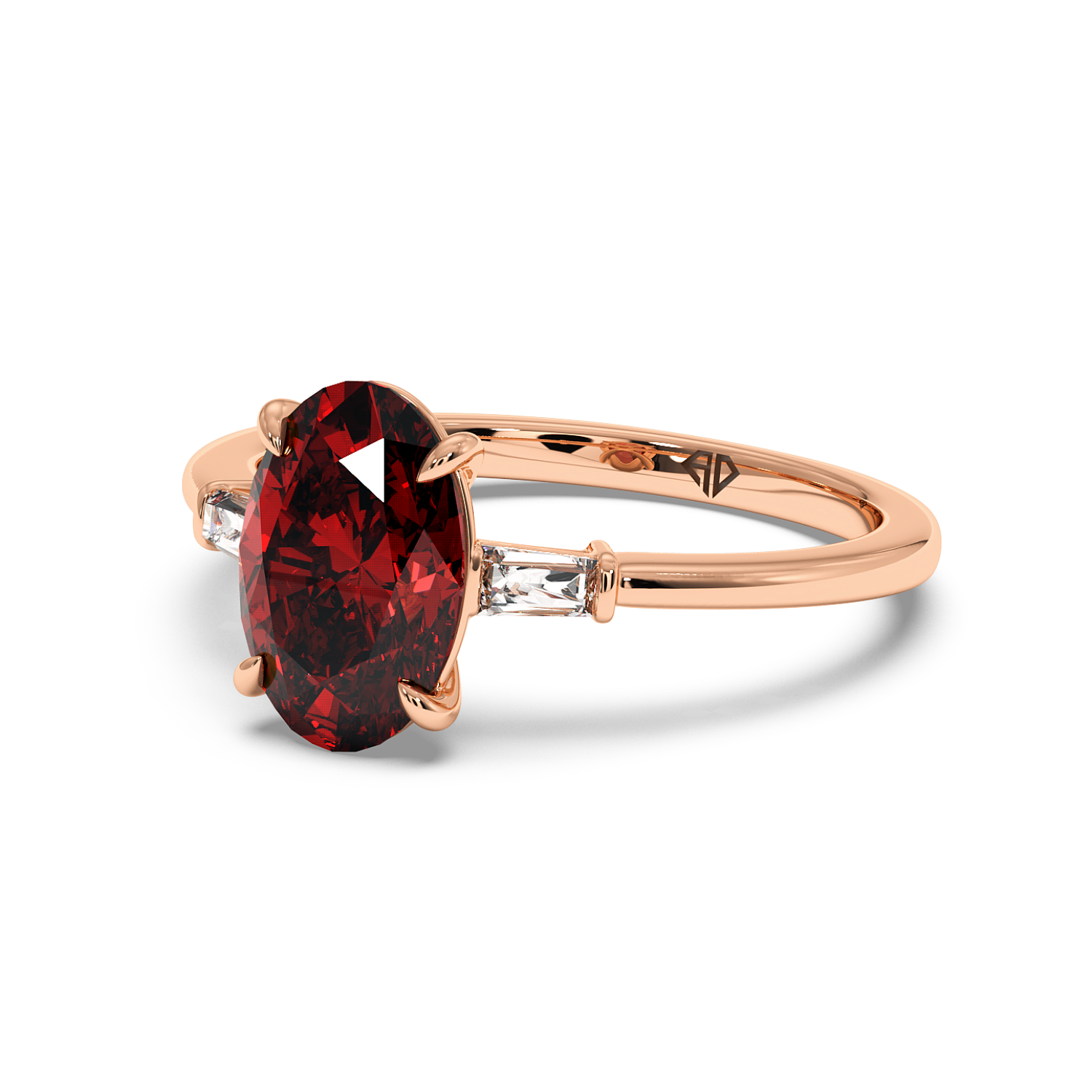 18K Rose Gold Quinn Engagement Ring