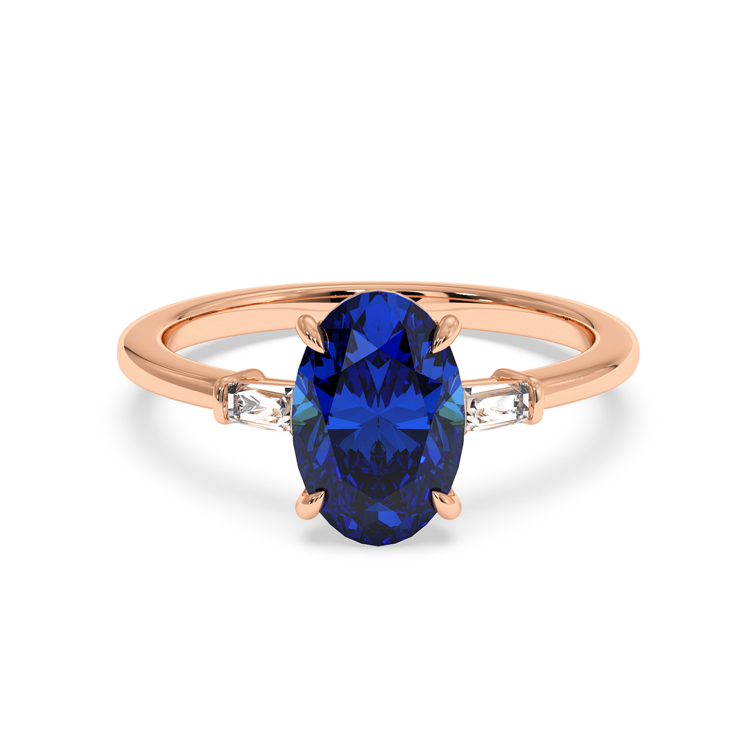 18K Rose Gold Quinn Engagement Ring