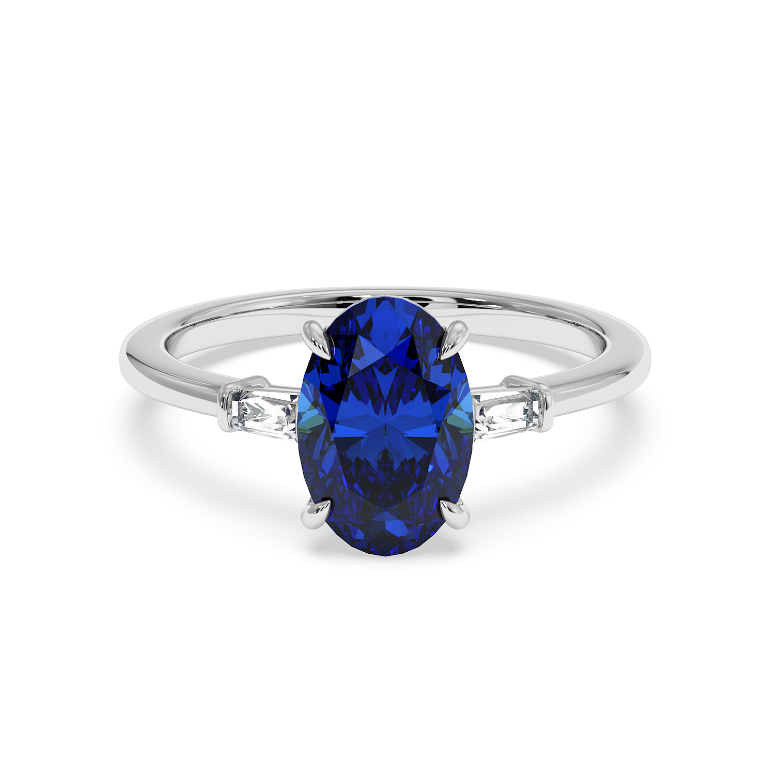 18K White Gold Quinn Engagement Ring