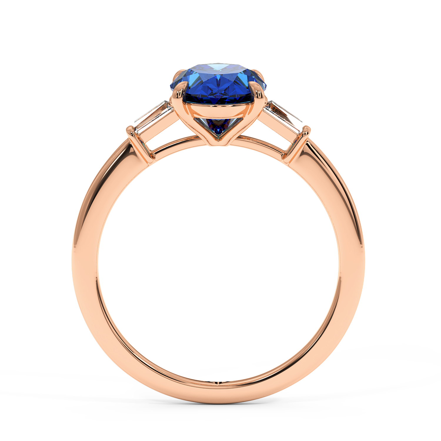 18K Rose Gold Quinn Engagement Ring