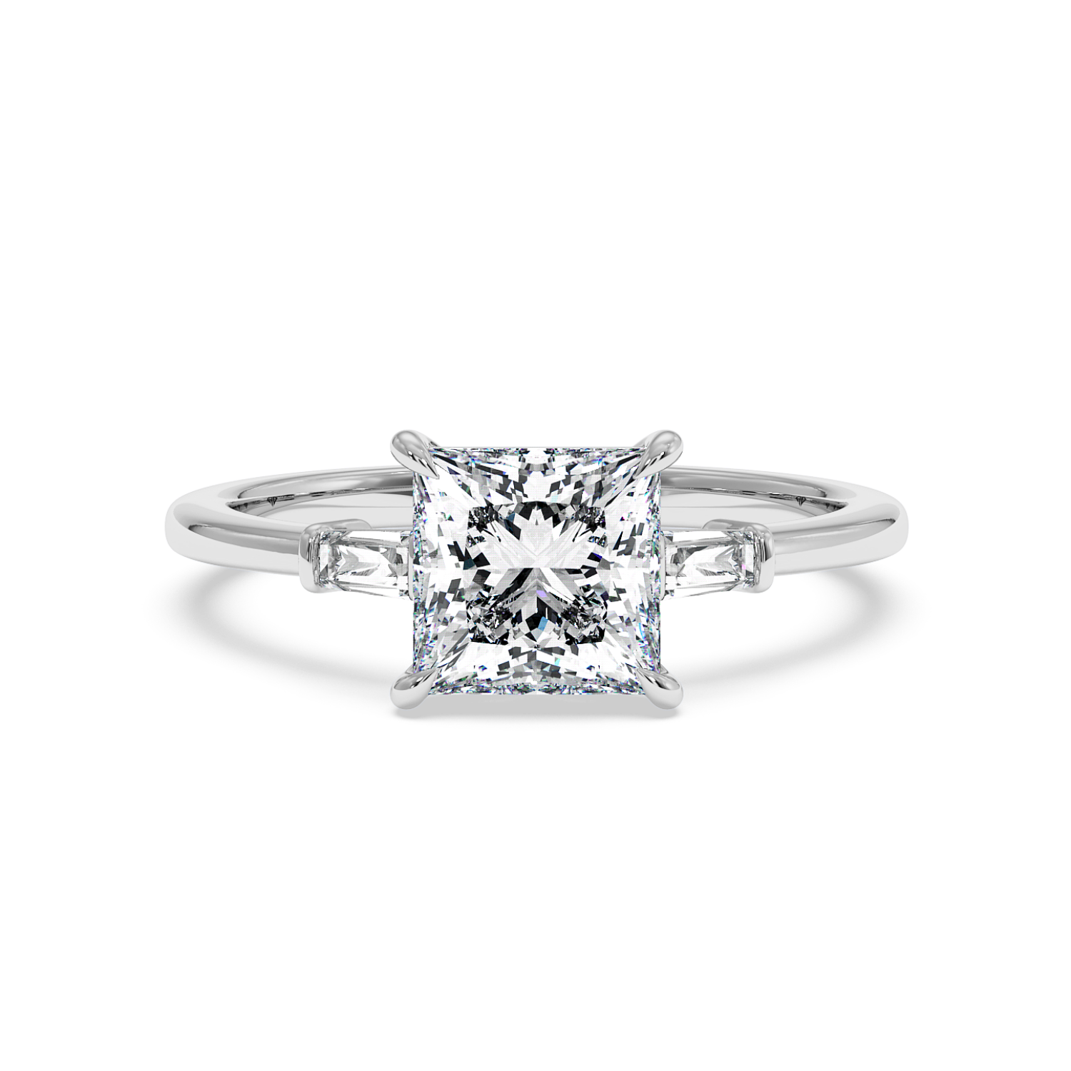 Platinum Quinn Engagement Ring