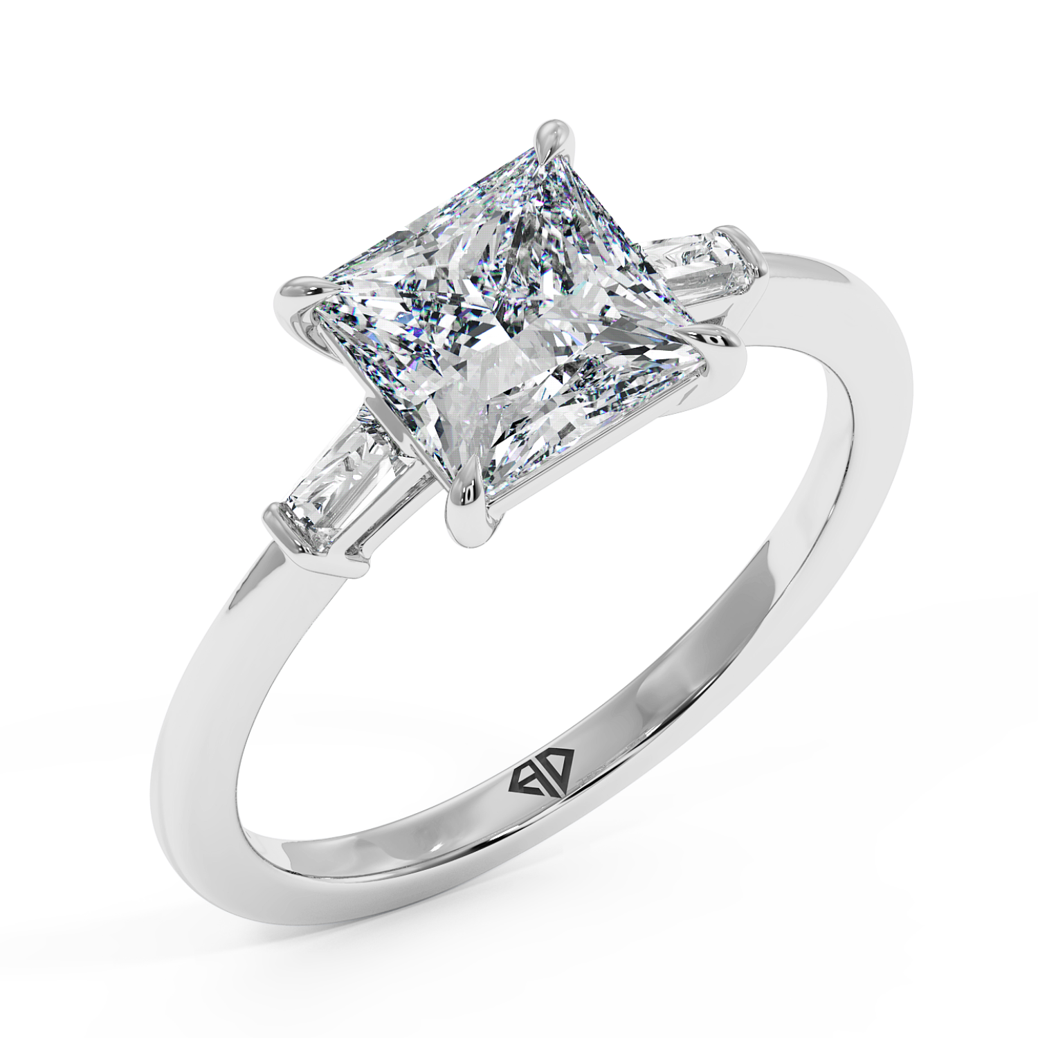 Platinum Quinn Engagement Ring