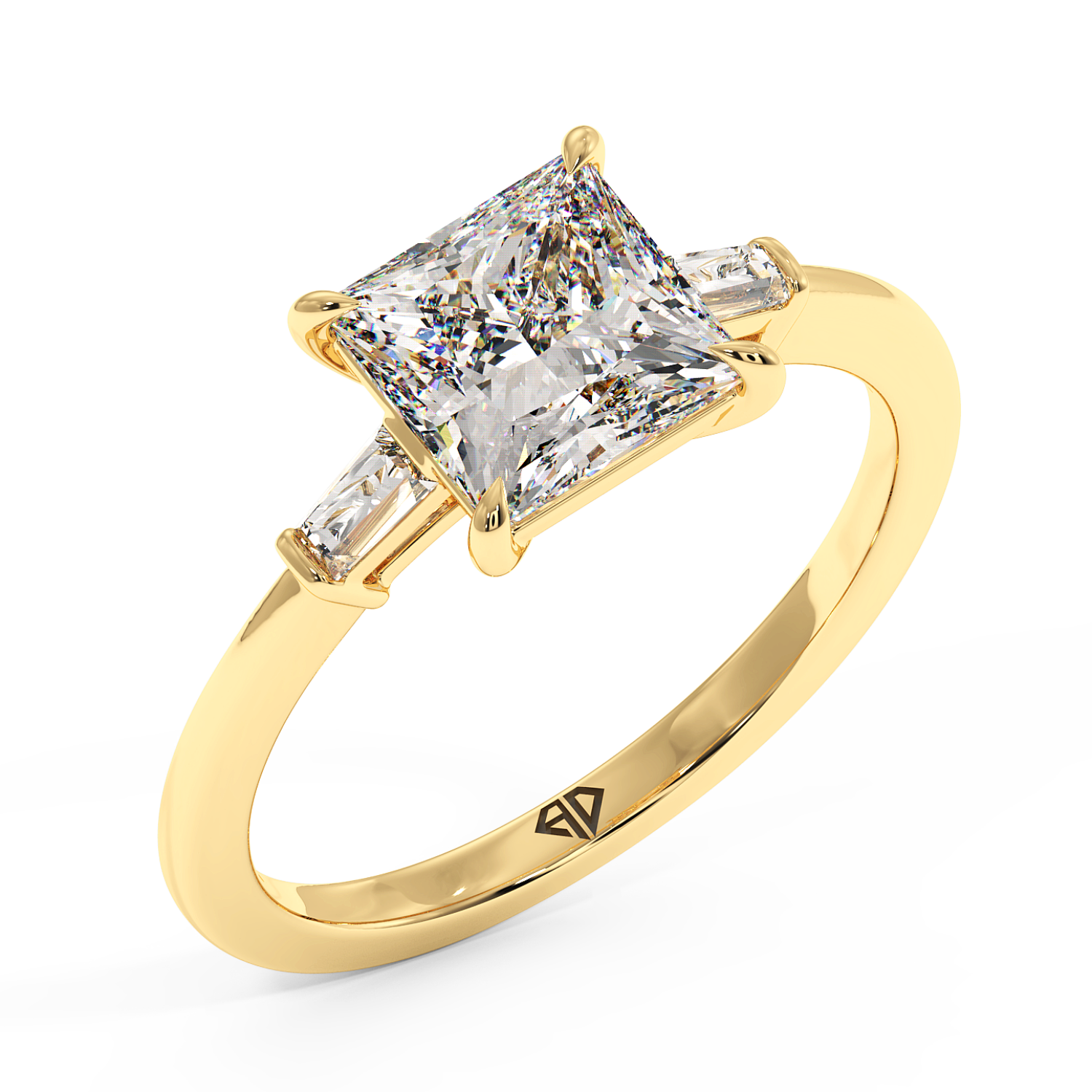 18K Yellow Gold Quinn Engagement Ring