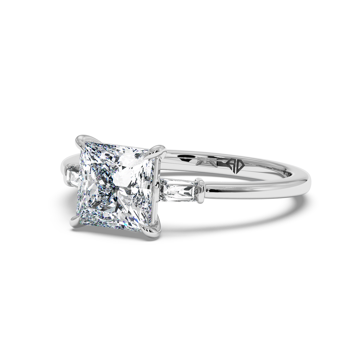 Platinum Quinn Engagement Ring