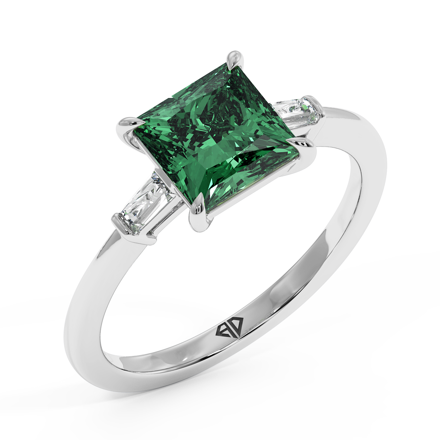 Platinum Quinn Engagement Ring