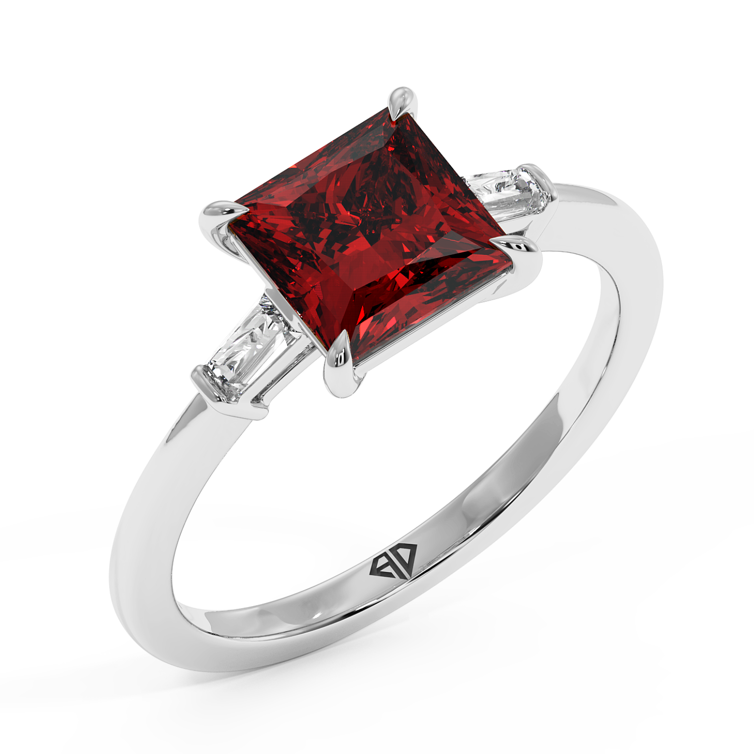 Platinum Quinn Engagement Ring