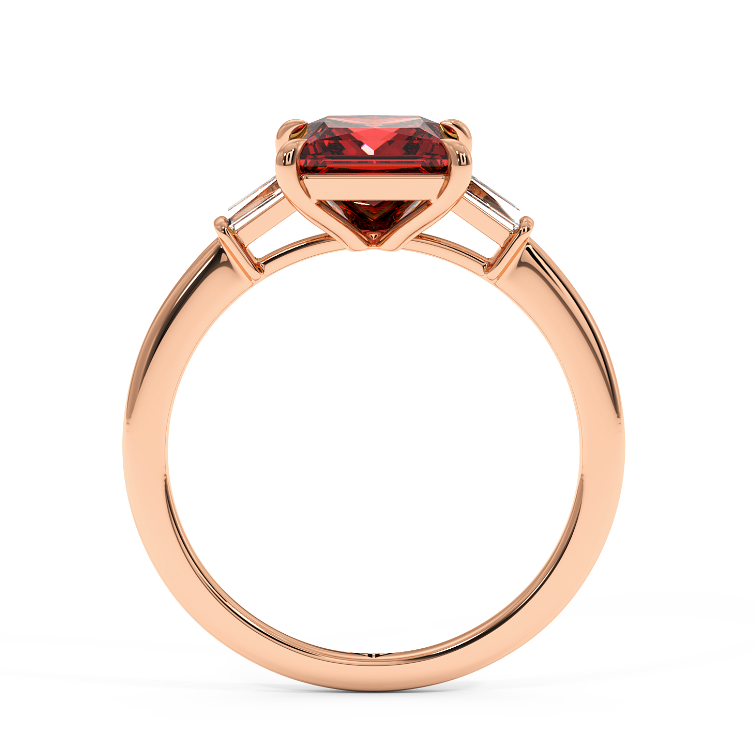 18K Rose Gold Quinn Engagement Ring
