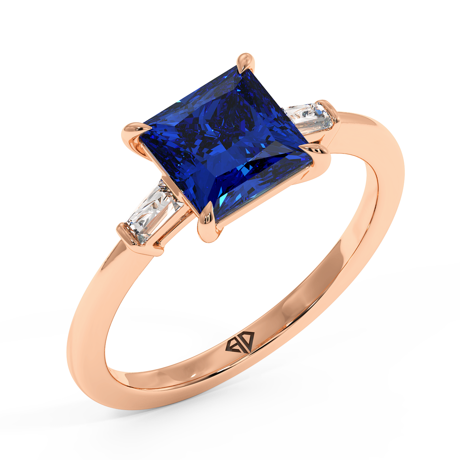 18K Rose Gold Quinn Engagement Ring