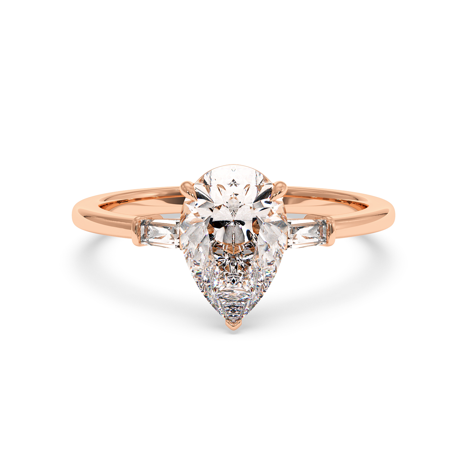 18K Rose Gold Quinn Engagement Ring