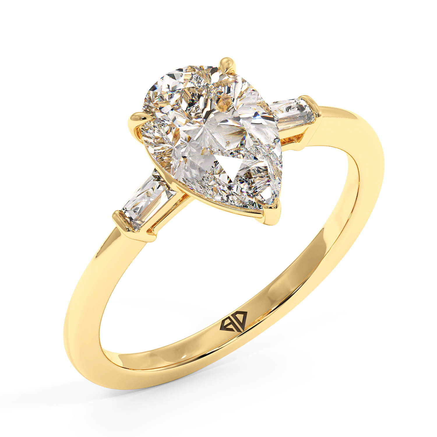 18K Yellow Gold Quinn Engagement Ring