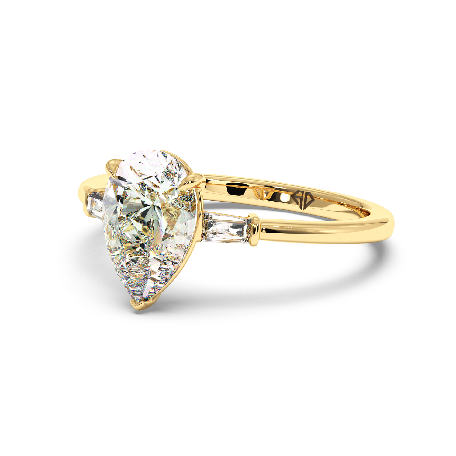 18K Yellow Gold Quinn Engagement Ring