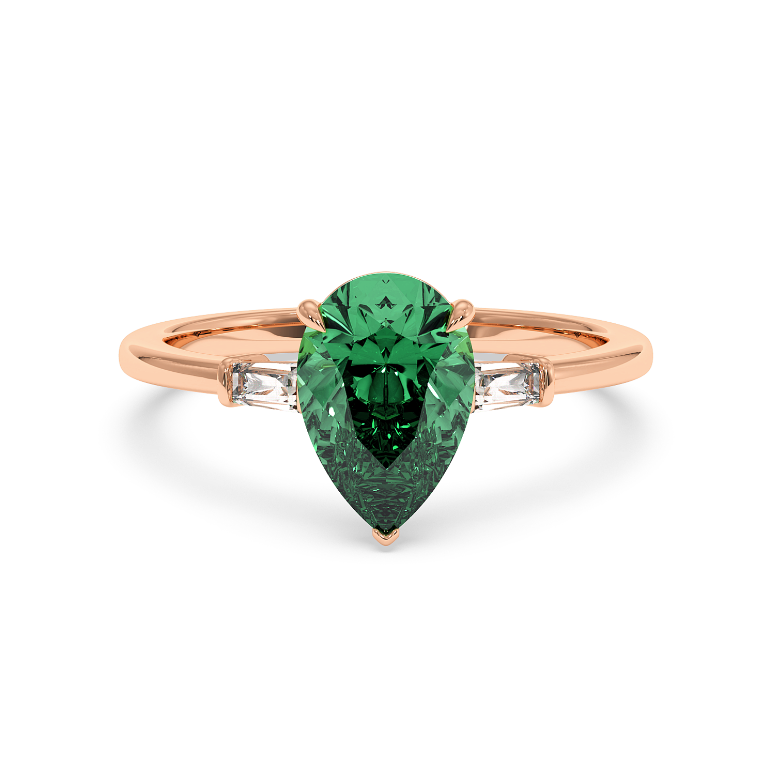 18K Rose Gold Quinn Engagement Ring