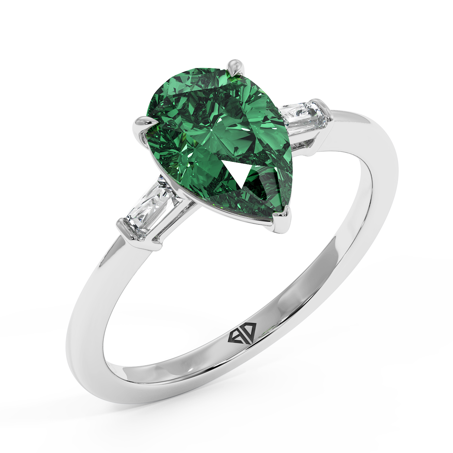 Platinum Quinn Engagement Ring