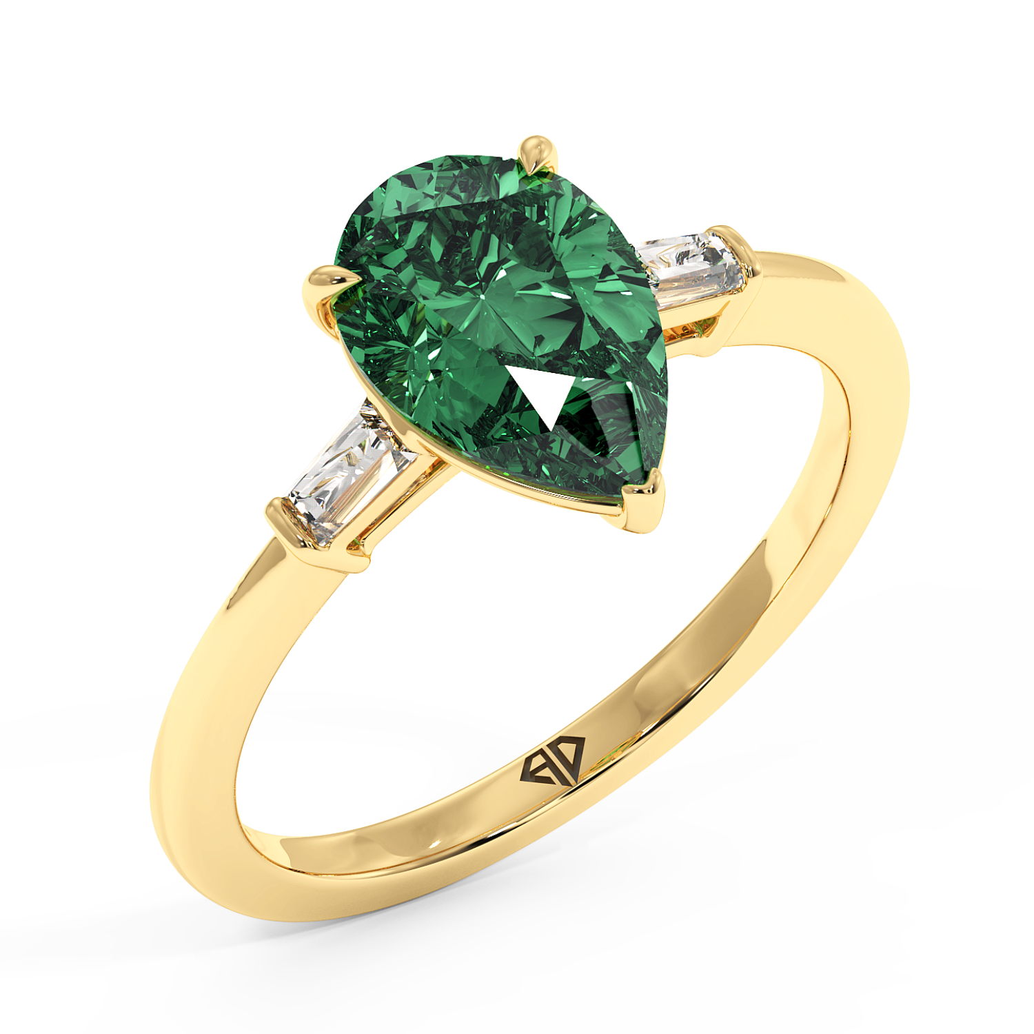 18K Yellow Gold Quinn Engagement Ring