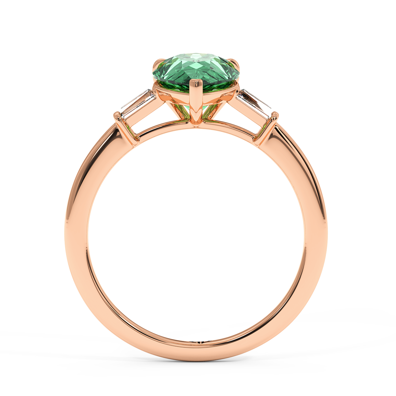 18K Rose Gold Quinn Engagement Ring