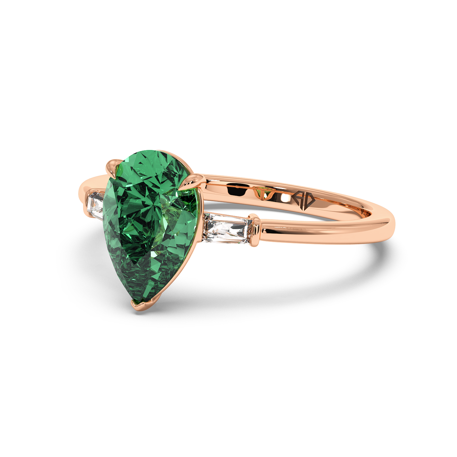 18K Rose Gold Quinn Engagement Ring