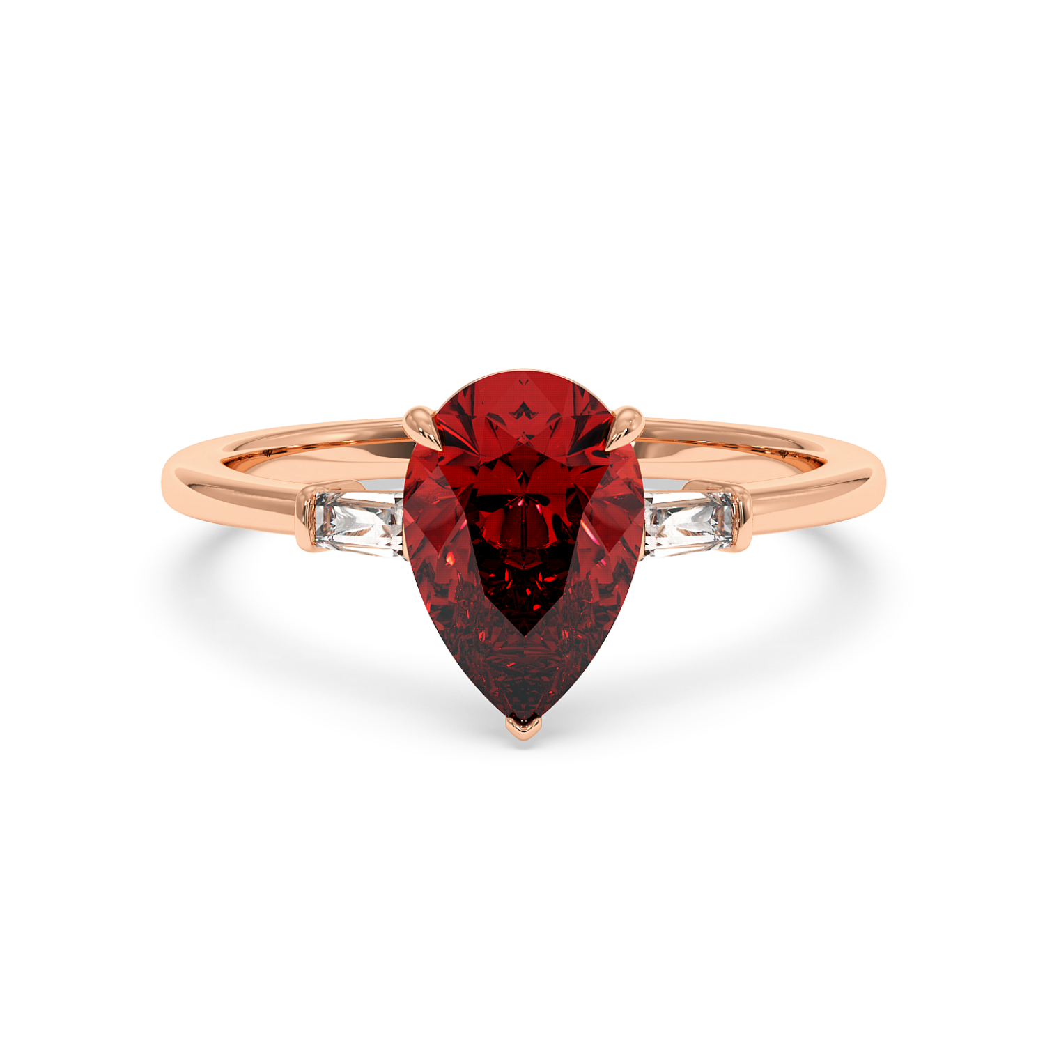 18K Rose Gold Quinn Engagement Ring