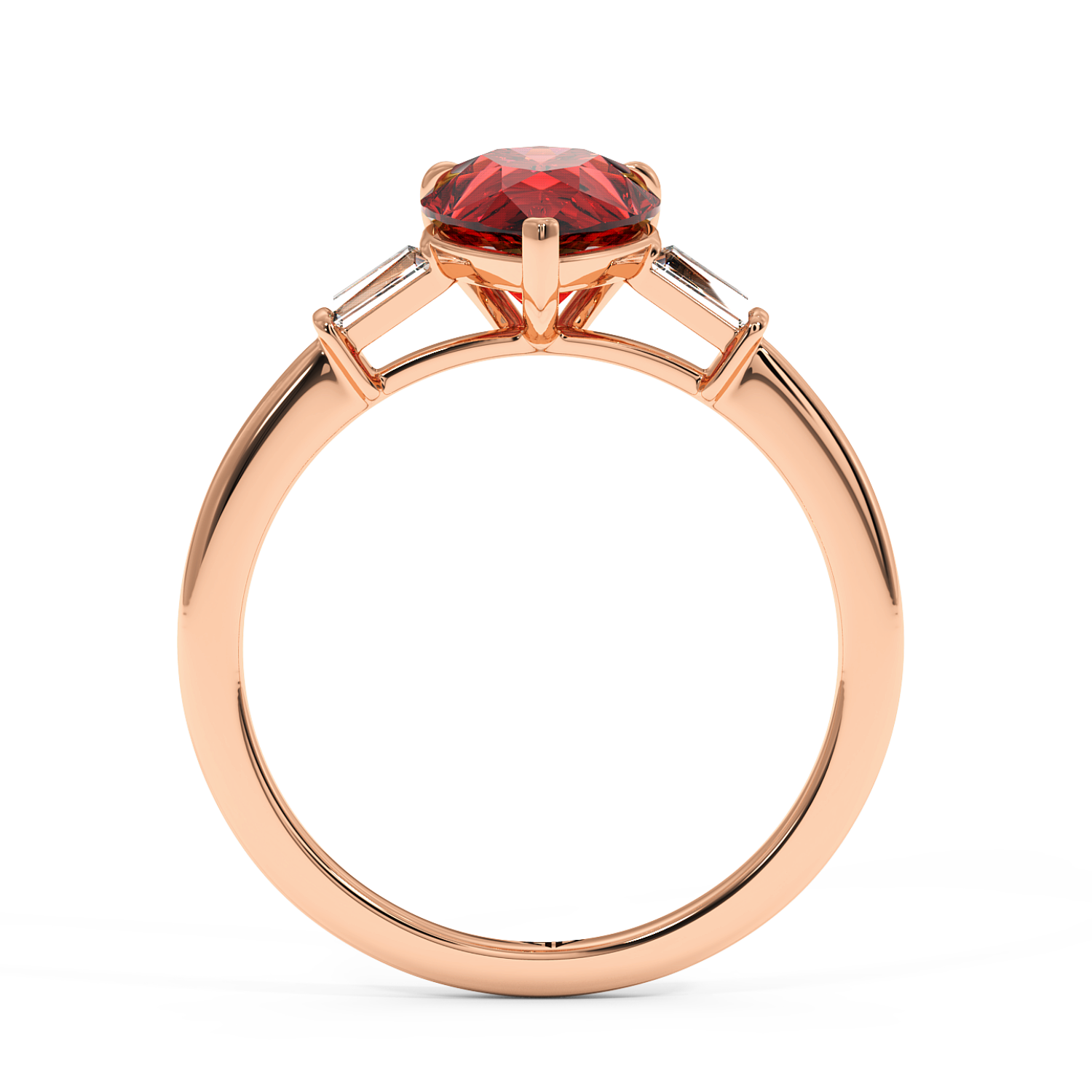 18K Rose Gold Quinn Engagement Ring