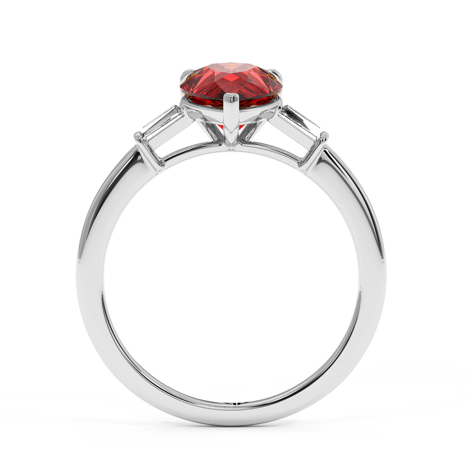 Platinum Quinn Engagement Ring