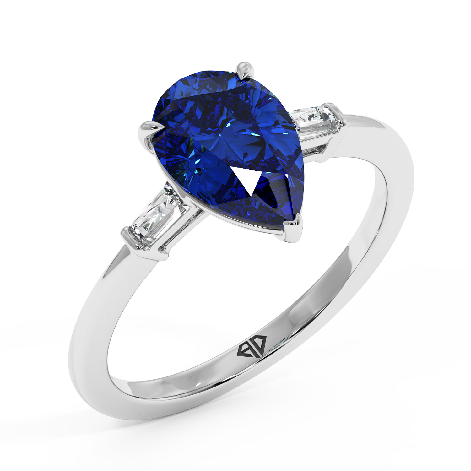 Platinum Quinn Engagement Ring