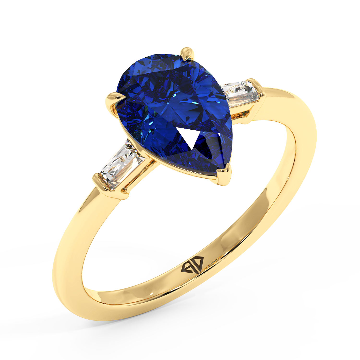 18K Yellow Gold Quinn Engagement Ring