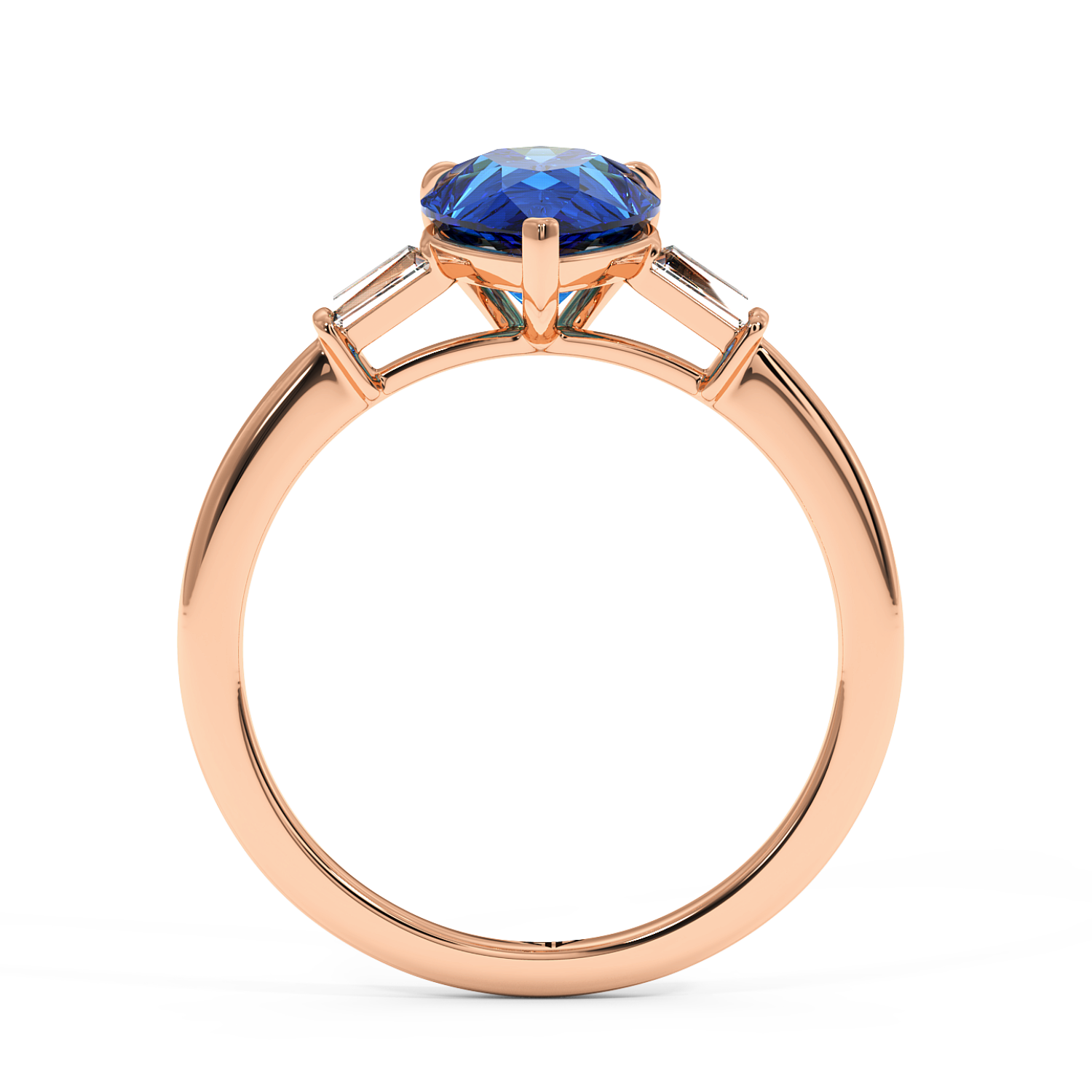 18K Rose Gold Quinn Engagement Ring