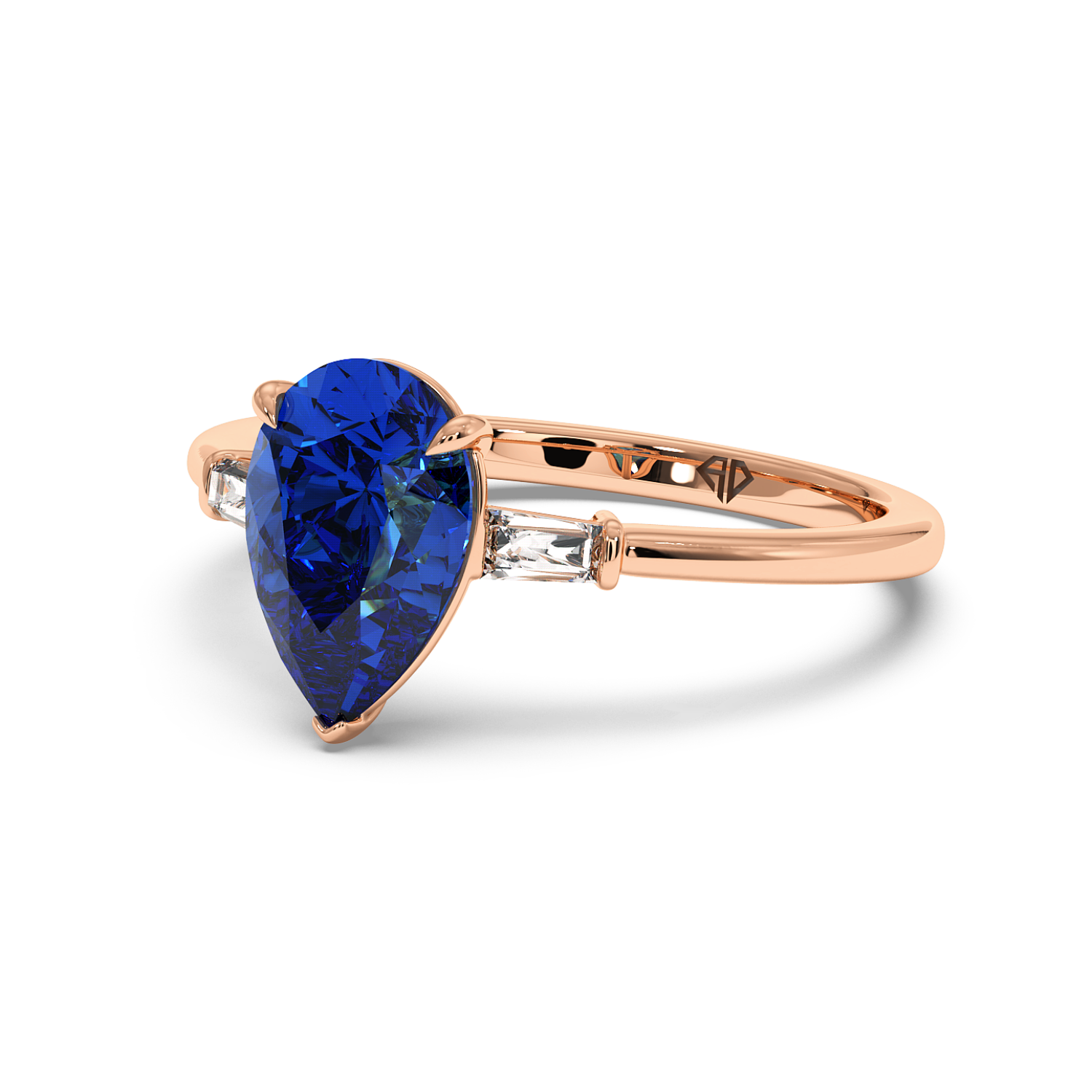 18K Rose Gold Quinn Engagement Ring