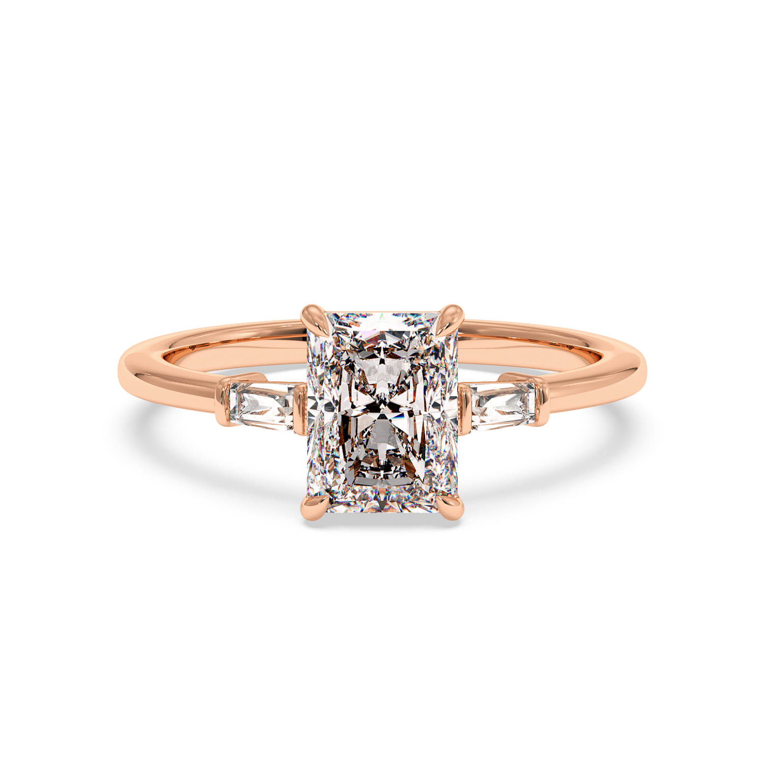 18K Rose Gold Quinn Engagement Ring