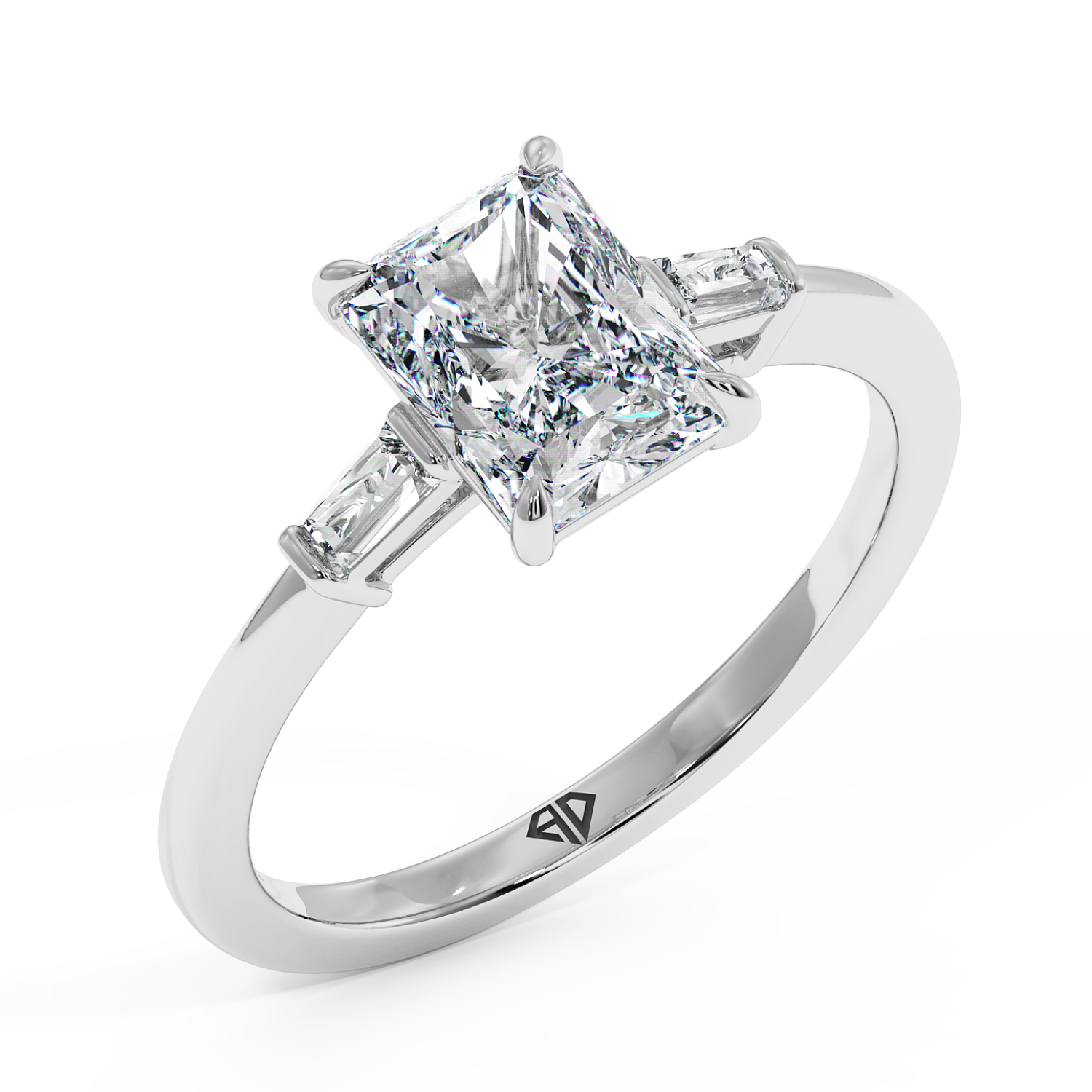 Platinum Quinn Engagement Ring