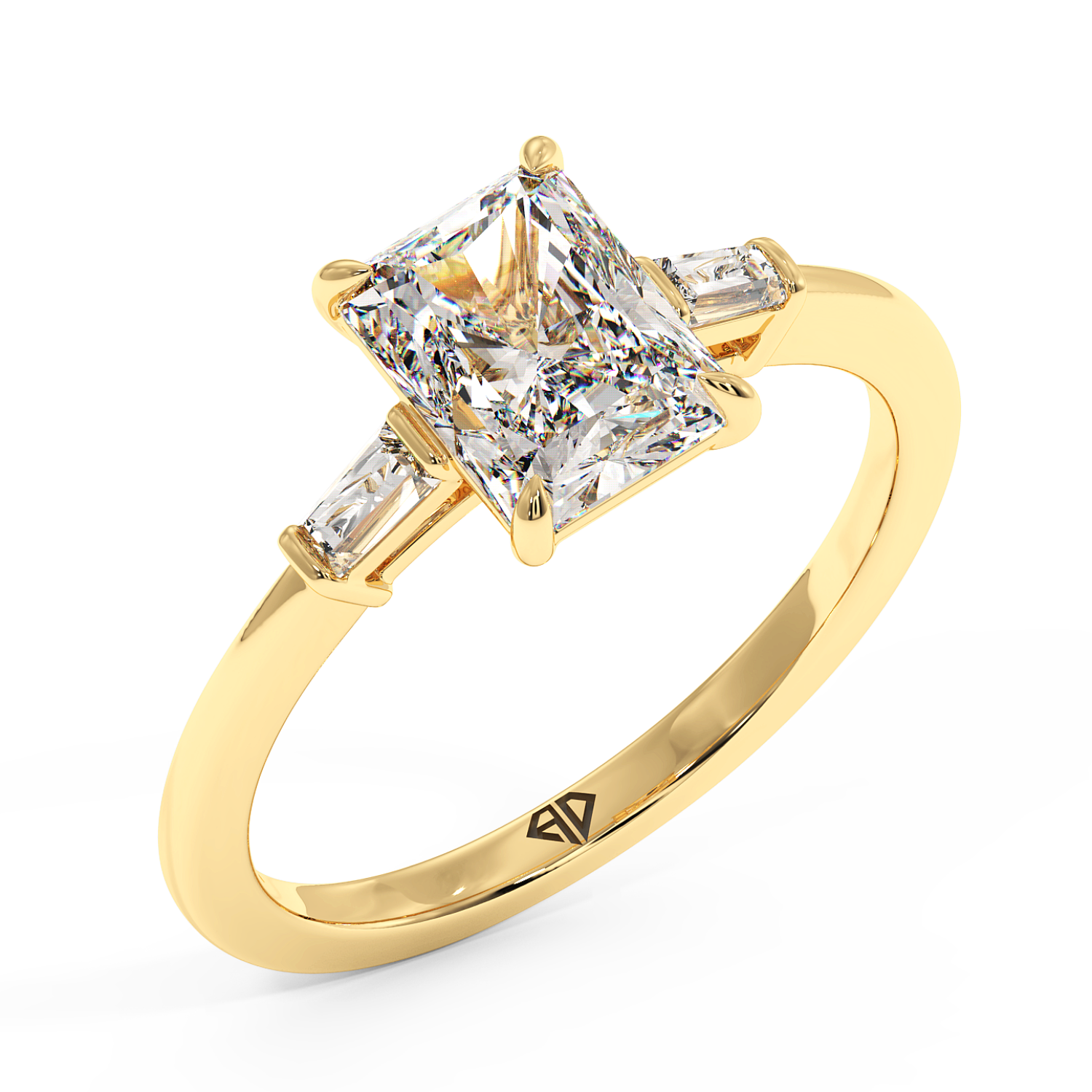 18K Yellow Gold Quinn Engagement Ring