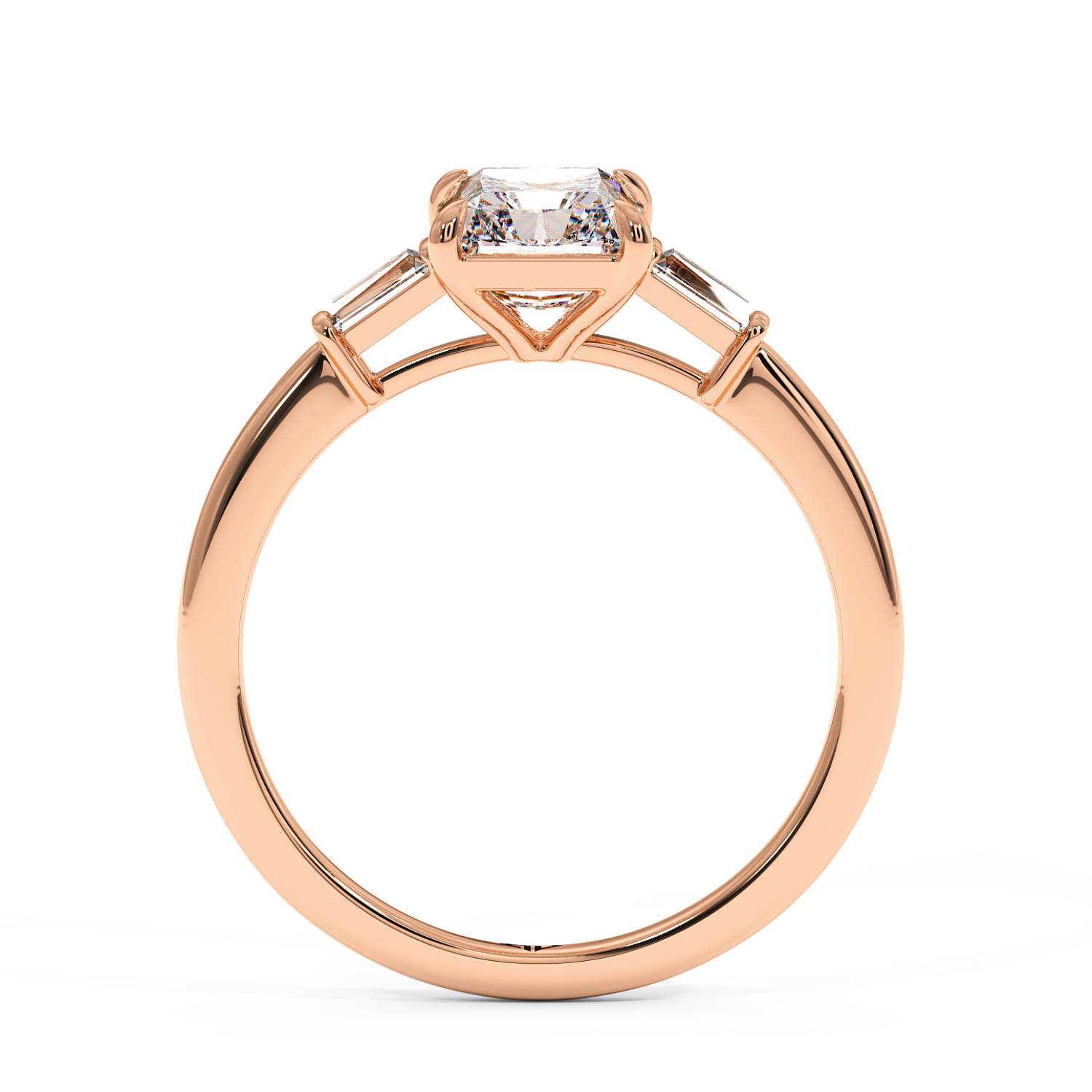 18K Rose Gold Quinn Engagement Ring