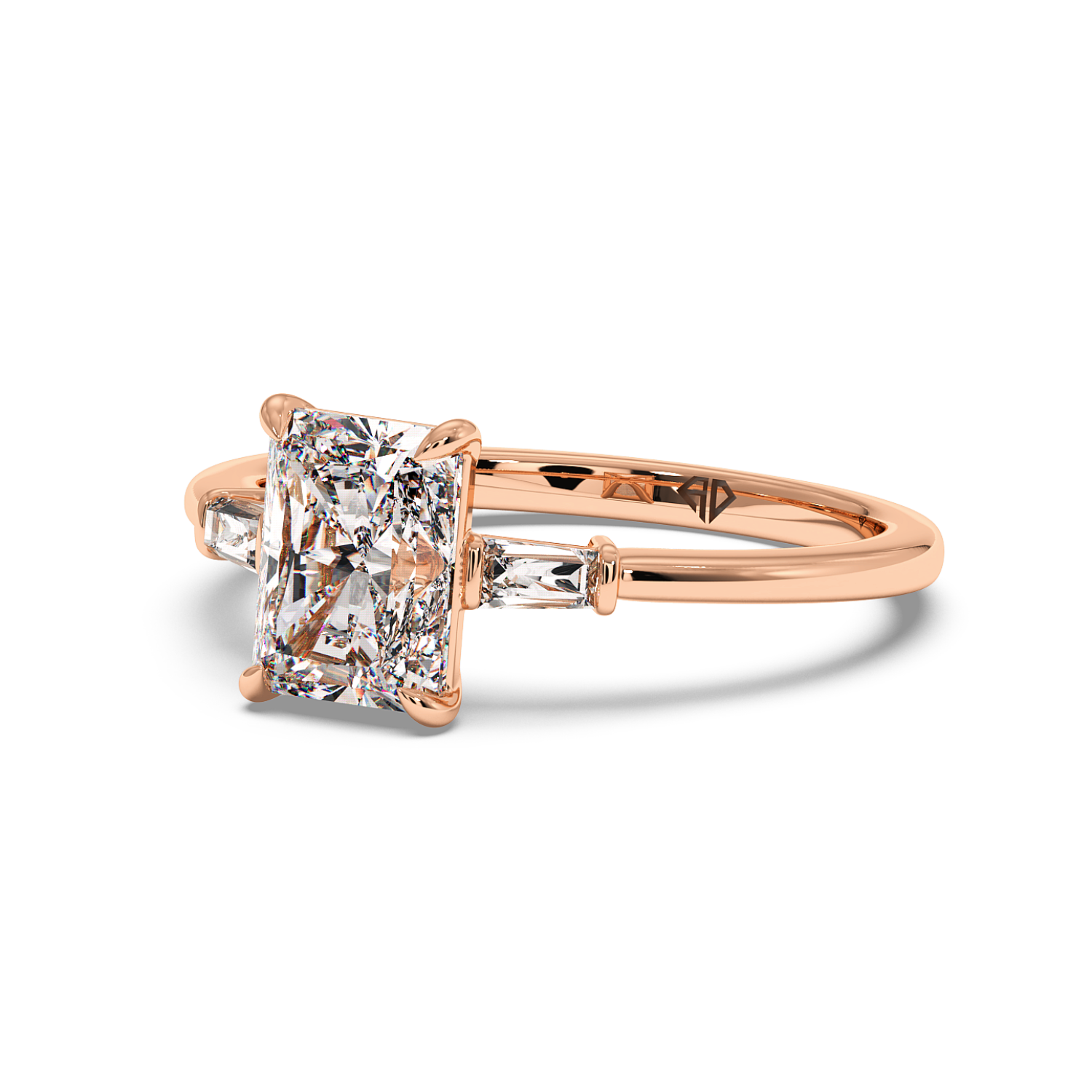 18K Rose Gold Quinn Engagement Ring