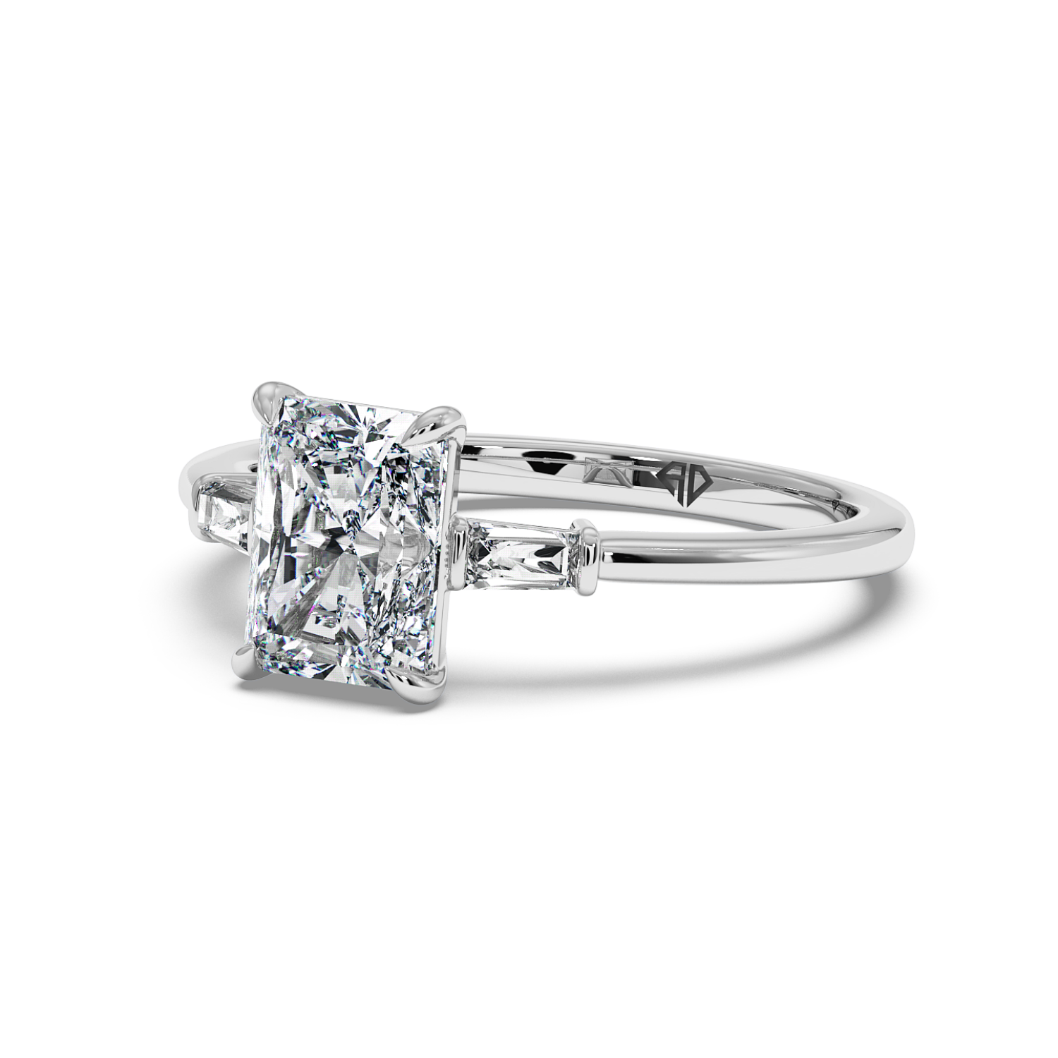 Platinum Quinn Engagement Ring