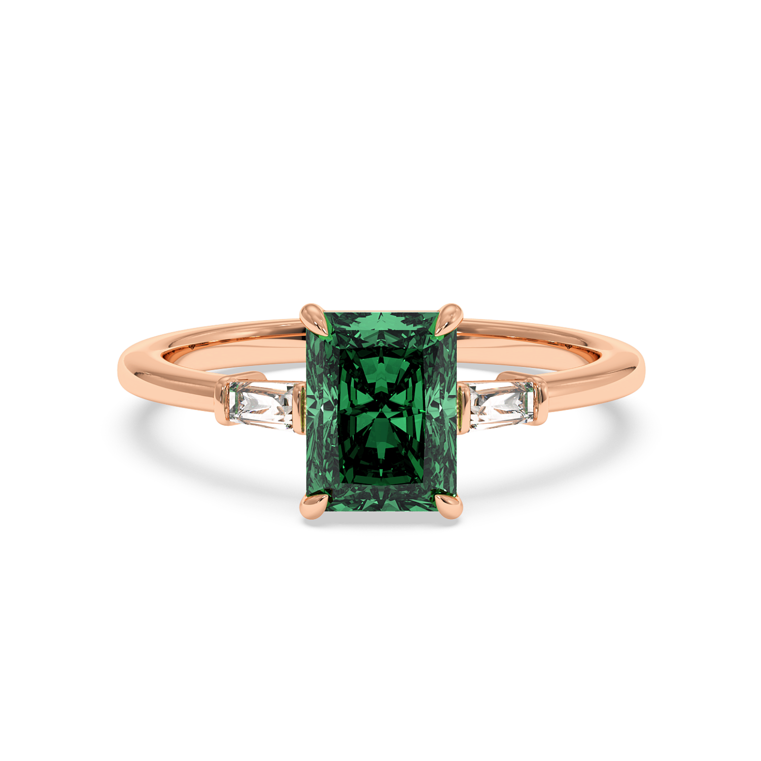 18K Rose Gold Quinn Engagement Ring