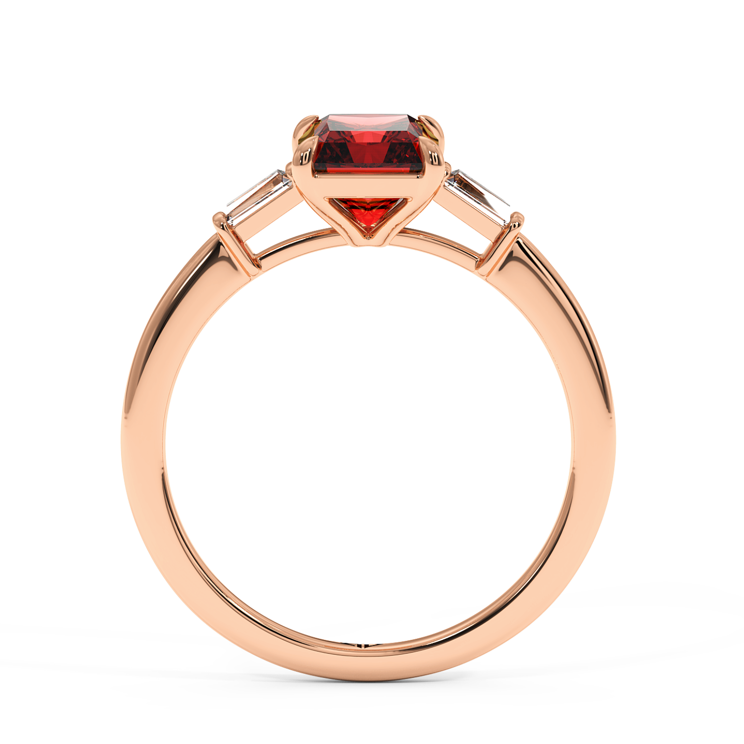 18K Rose Gold Quinn Engagement Ring