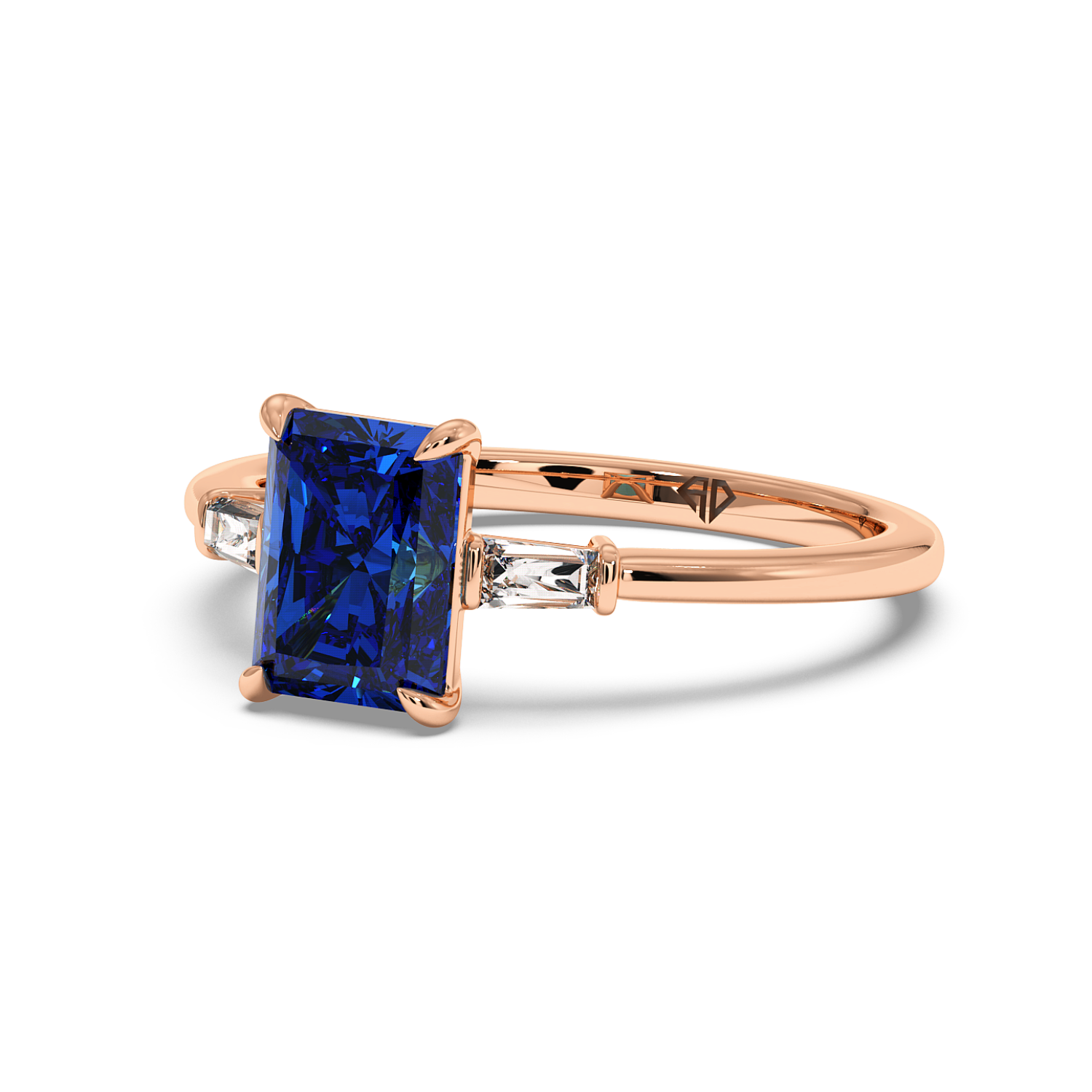 18K Rose Gold Quinn Engagement Ring