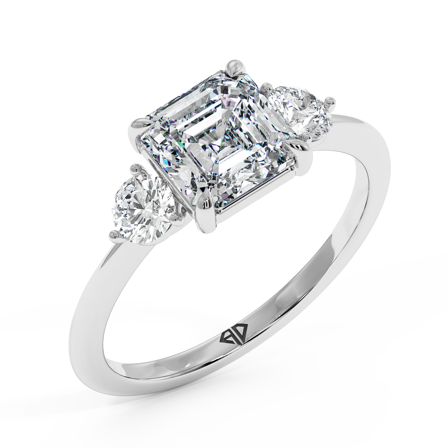 18K White Gold Aida Engagement Ring