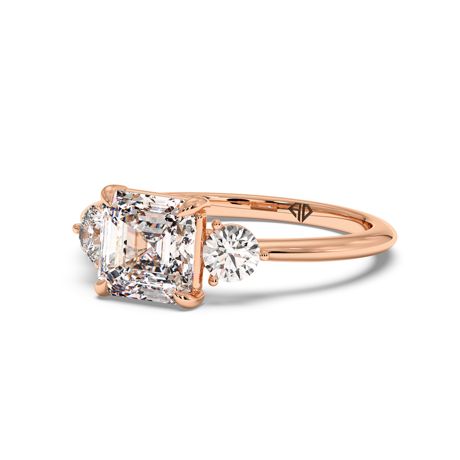 18K Rose Gold Aida Engagement Ring