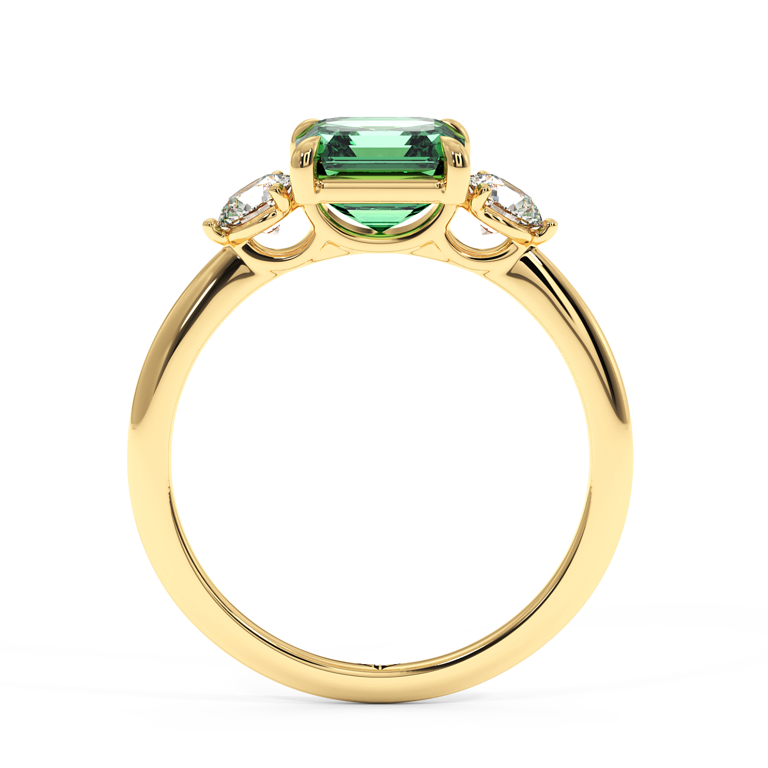 18K Yellow Gold Aida Engagement Ring