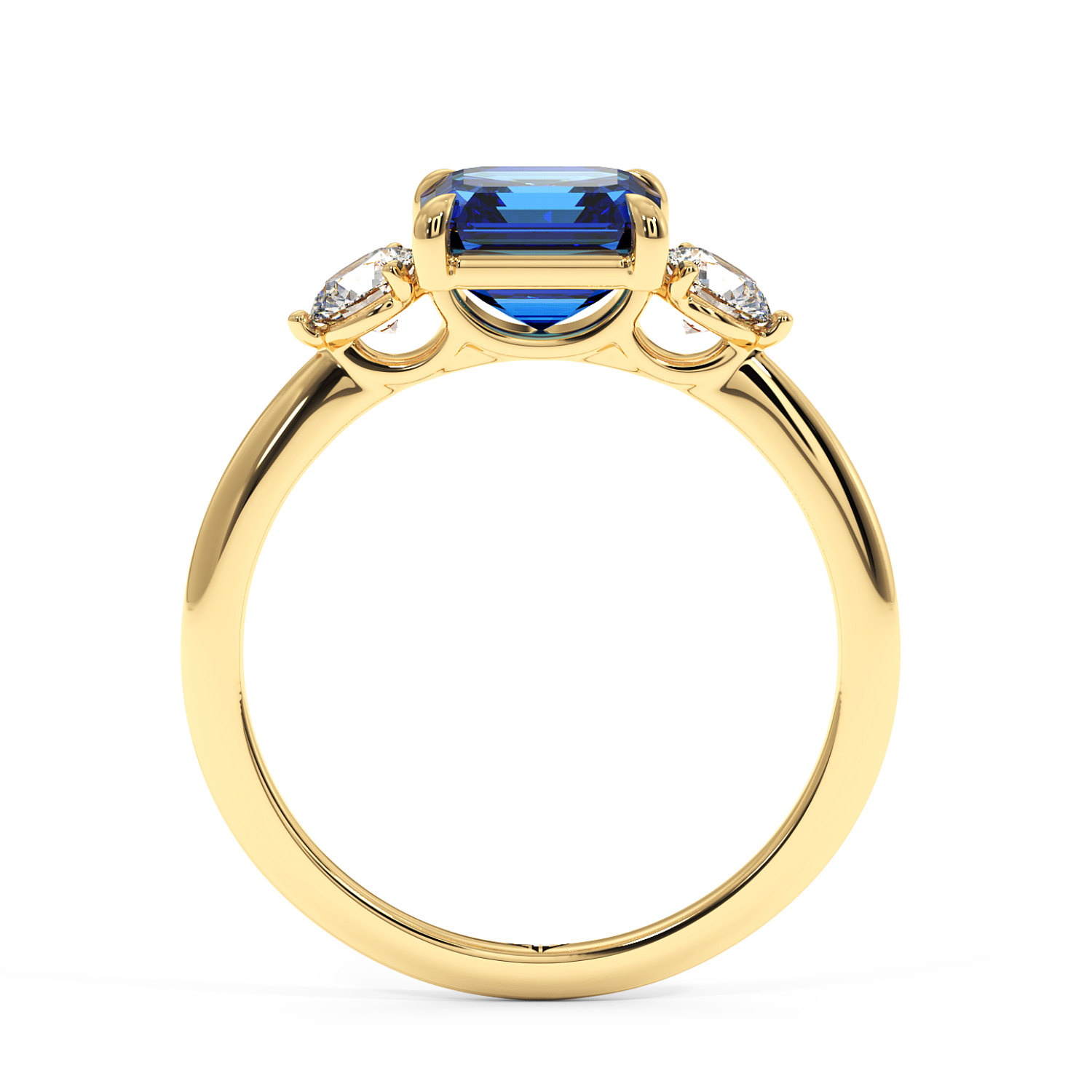 18K Yellow Gold Aida Engagement Ring