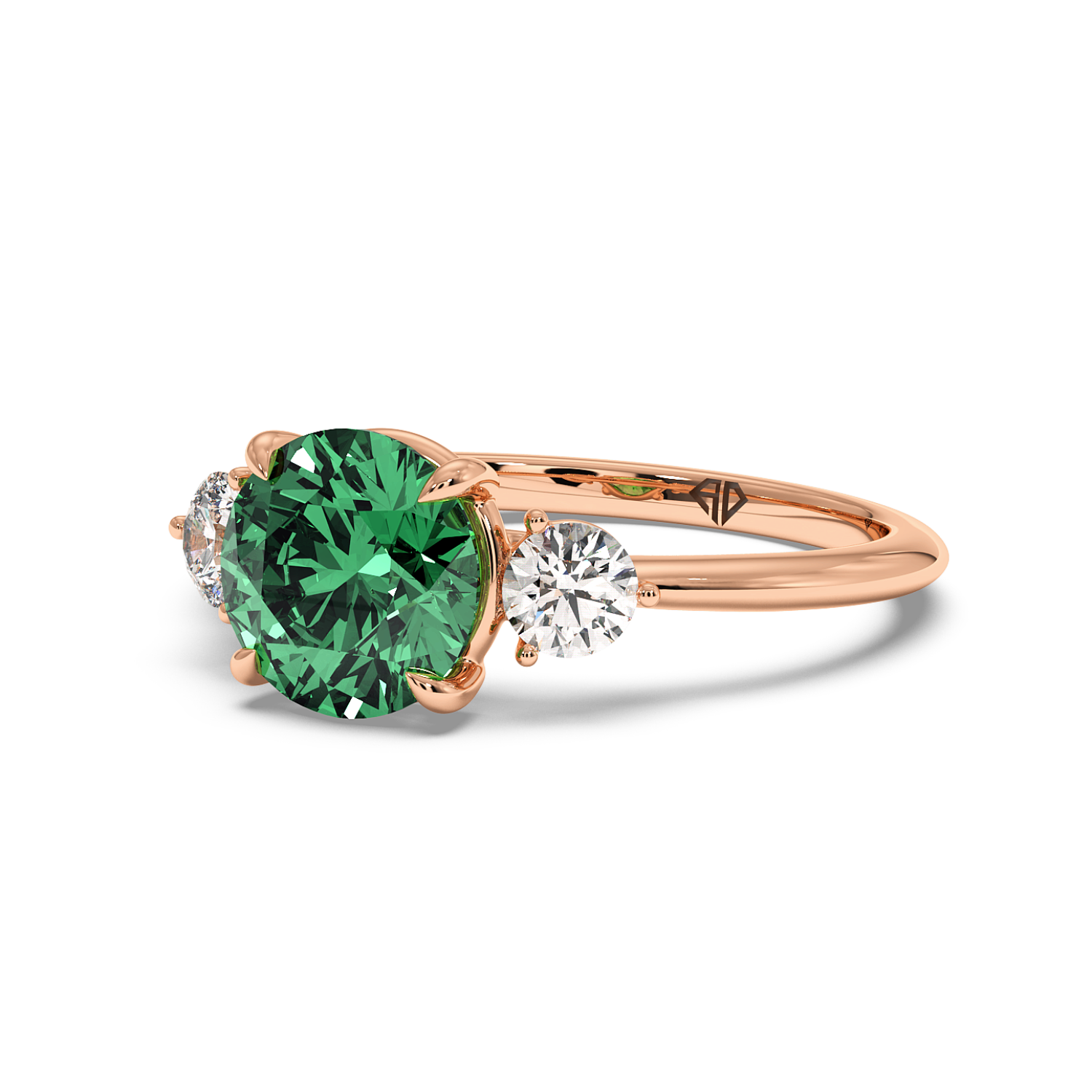 18K Rose Gold Aida Engagement Ring