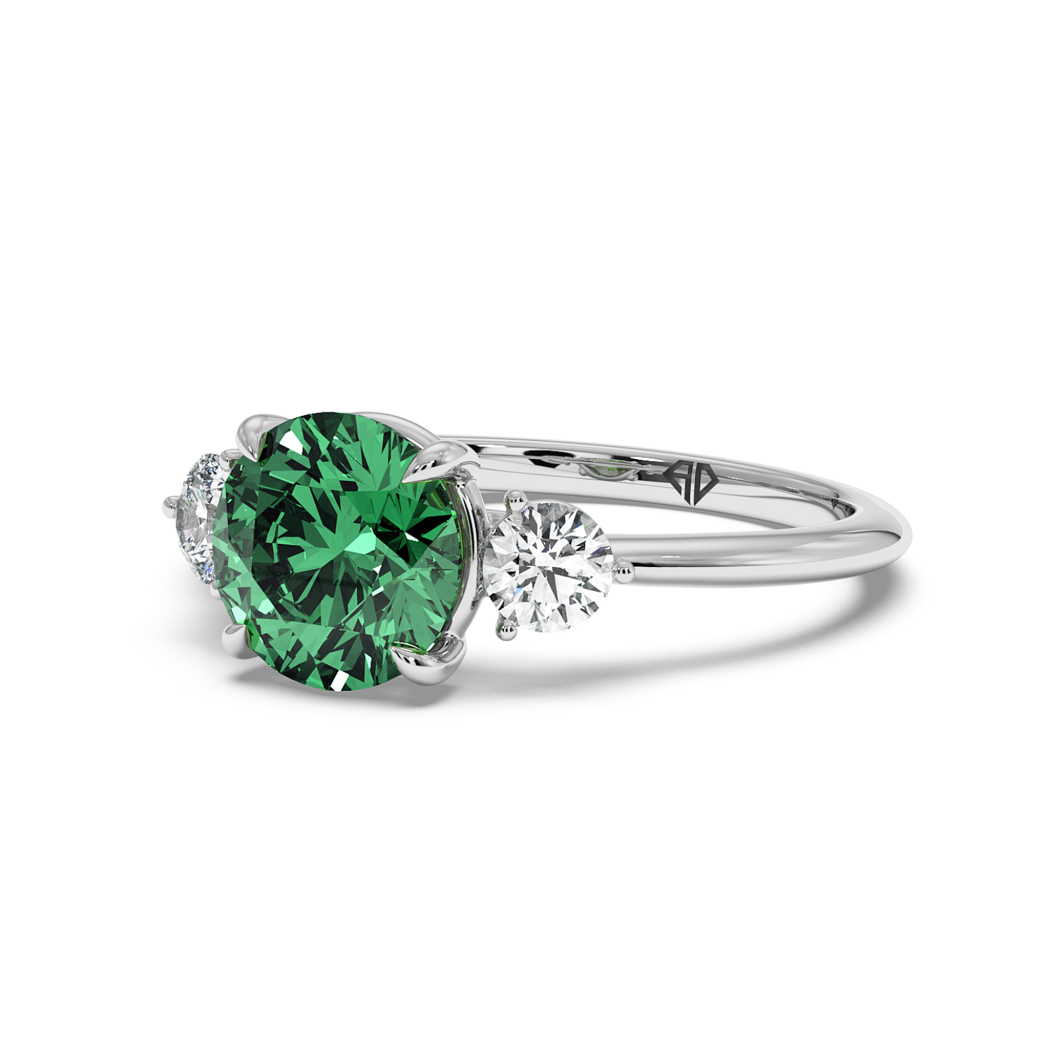 18K White Gold Aida Engagement Ring